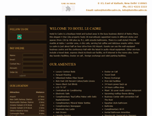 Tablet Screenshot of hotellecadre.in
